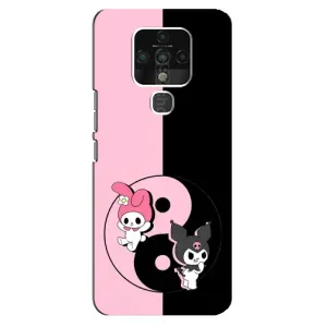 Чехол с кроликом Куроми на TECNO Camon 16 Pro (Куроми Инь Янь)