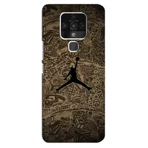 Чехлы для TECNO Camon 16 Pro - с картинкой JORDAN (AlphaPrint) (Logo Jordan)