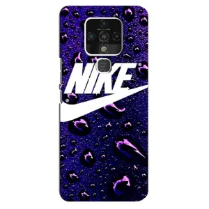 Чехол для TECNO Camon 16 Pro - с принтом Найк (AlphaPrint) (Найк принт)