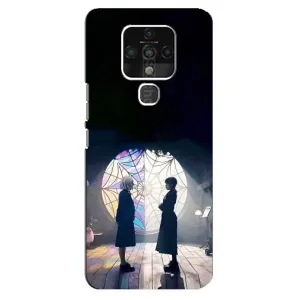 Чехлы Венсдей на TECNO Camon 16 Pro Уэнсдей (AlphaPrint) (Уэнздей и Инид)