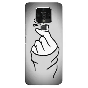 Чохол з принтом «Значок Love» для TECNO Camon 16 Pro