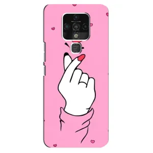 Чохол з принтом для TECNO Camon 16 Pro (AlphaPrint - Знак сердечка)