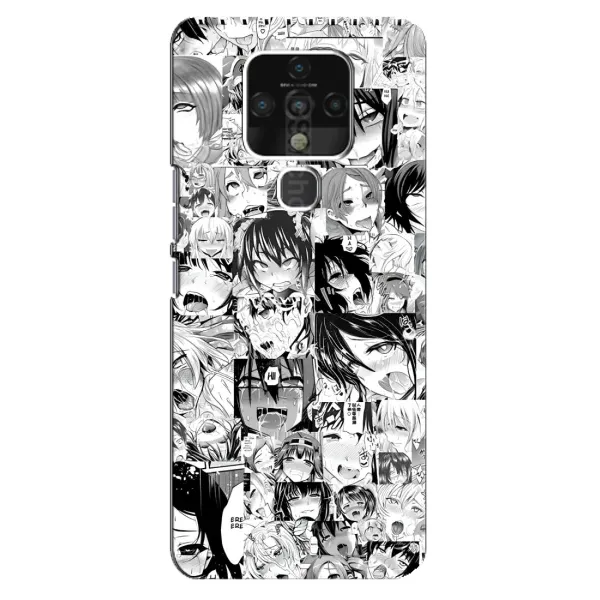 Чехол с принтом «Ahegao manga» для TECNO Camon 16 SE