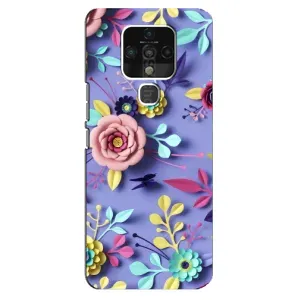 Чохли з квітами для TECNO Camon 16 SE (VPrint) (Дизайн квітів)