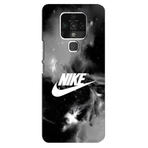 Чехол для TECNO Camon 16 SE - с принтом Найк (AlphaPrint) (Лого Найк)