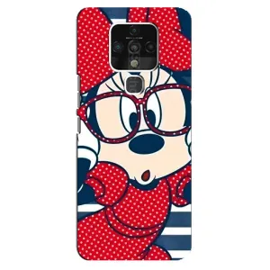Міккі Маус чохол для TECNO Camon 16 SE (AlphaPrint - Мультяшні) (Маус в окулярах)