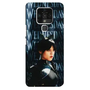 Чохли Венсдей на TECNO Camon 16 SE Уенсдей (AlphaPrint) (Венздей кішка)