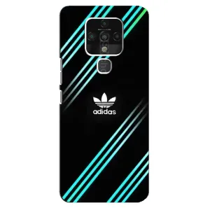 Чохли Адидас для TECNO Camon 16 (AlphaPrint) (Адідас з полосами)