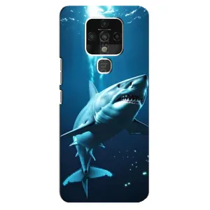 Чохол з принтом «Акула під водою» для TECNO Camon 16