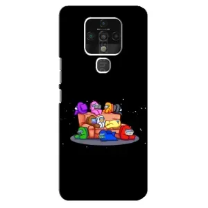 Чохли Амонг Ас для TECNO Camon 16 (AlphaPrint) (Амонг-ас)