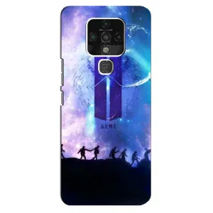 Чохол з принтом «Army BTS» для TECNO Camon 16