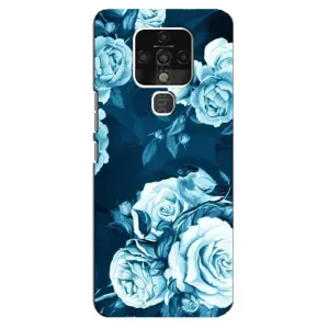 Чехлы (ART) Цветы на TECNO Camon 16 (VPrint) (Блактині бутони)