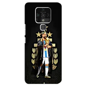 Чехлы для TECNO Camon 16 (Leo чемпион) (AlphaPrint) (Месси Король)