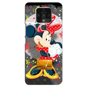 Чохол Disney Mouse TECNO Camon 16 (PREMIUMPrint) (Minni з бантіком)