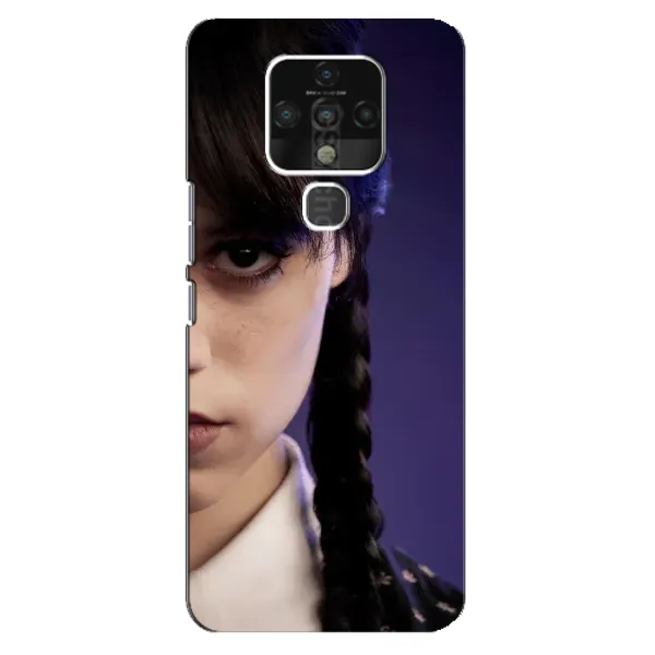 Чохол з принтом «Загадковий погляд Венздей» для TECNO Camon 16 Чохол з принтом «Загадковий погляд Венздей» для TECNO Camon 16
