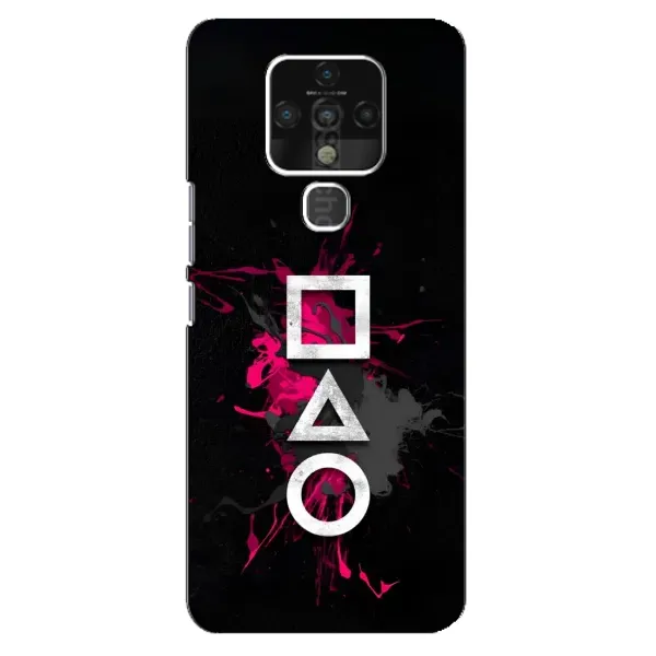 Чохол з принтом «Символи Гра кальмара» для TECNO Camon 16