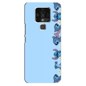 Чохол з принтом Стіч на TECNO Camon 16 (Стіч фон)
