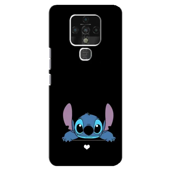 Чехол с принтом «Стич на черном» для TECNO Camon 16