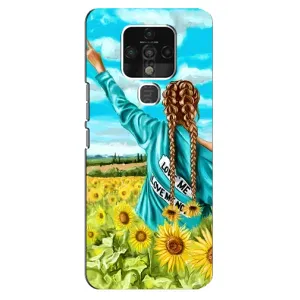 Чохол для Патріота України TECNO Camon 16 - (AlphaPrint) (Україночка)