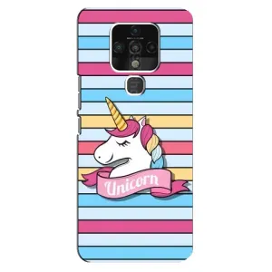 Чехол для Техно Камон 16 - (Единорожки - Новинки) (AlphaPrint) (Unicorn)