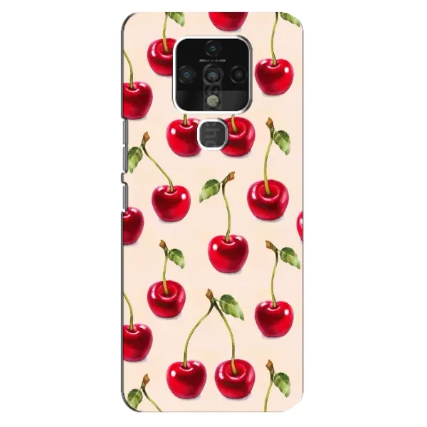 Чехол с принтом «Вишня» для TECNO Camon 16