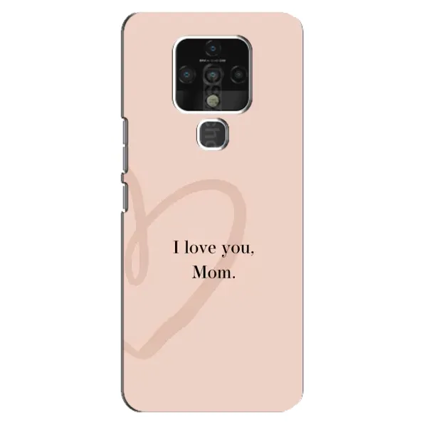 Чехол с принтом «Сердце маме» для TECNO Camon 16