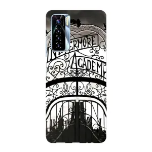 Чохол з дизайном Венздей 2 на TECNO Camon 17 Pro (Ворота Академії Невермор)