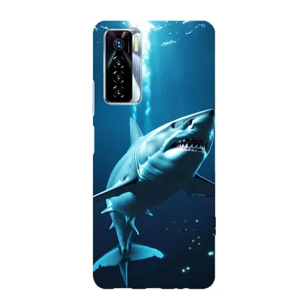 Чохол з принтом «Акула під водою» для TECNO Camon 17 Pro Чохол з принтом «Акула під водою» для TECNO Camon 17 Pro