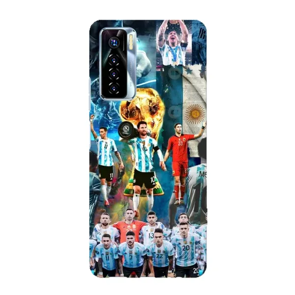 Чохол з принтом «Аргентина Мессі» для TECNO Camon 17 Pro