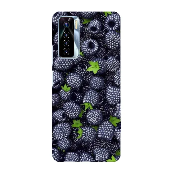 Чехол с принтом «Ежевика» для TECNO Camon 17 Pro