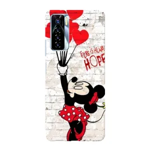 Чохол Disney Mouse TECNO Camon 17 Pro (PREMIUMPrint) (Heart Minni)