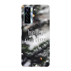 Новогодние, Праздничные Чехлы для TECNO Camon 17 Pro - 2024 год (Hello winter)