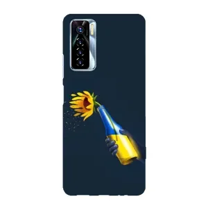 Чохол для Патріота України TECNO Camon 17 Pro - (AlphaPrint) (Коктель молотова)