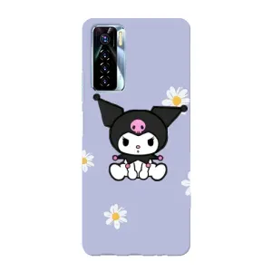Чехол с кроликом Куроми на TECNO Camon 17 Pro (Куроми в цветах)