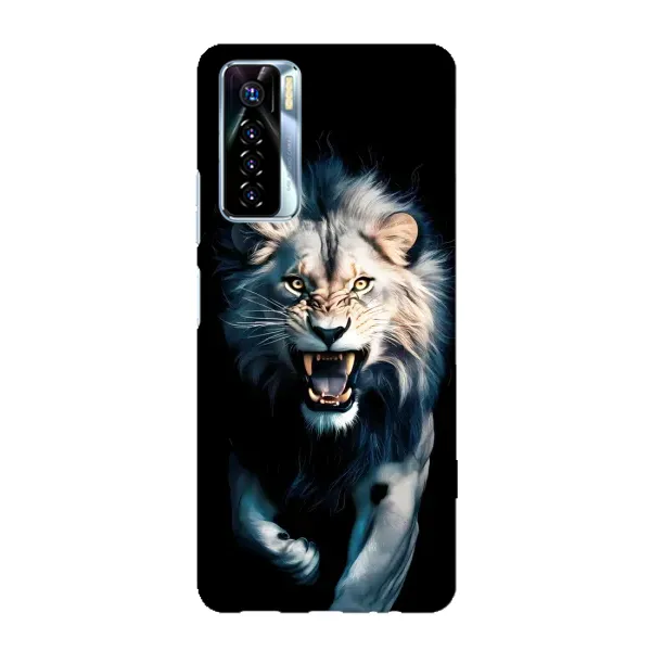 Чохол з принтом «Лев у темряві» для TECNO Camon 17 Pro Чохол з принтом «Лев у темряві» для TECNO Camon 17 Pro