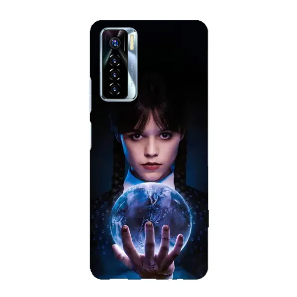 Чохол з принтом «Магічна сфера Венздей» для TECNO Camon 17 Pro
