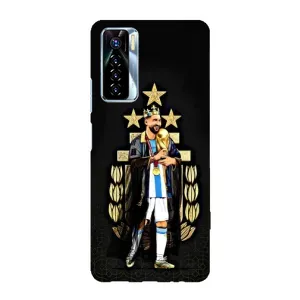 Чохли для TECNO Camon 17 Pro (Leo чемпіон) (AlphaPrint) (Мессі Король)