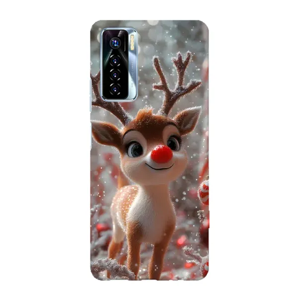 Чехол с принтом «Олень с носом» для TECNO Camon 17 Pro Чехол с принтом «Олень с носом» для TECNO Camon 17 Pro