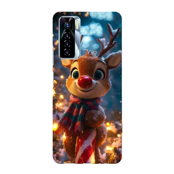 Чехол с принтом «Олень с шарфом» для TECNO Camon 17 Pro Чехол с принтом «Олень с шарфом» для TECNO Camon 17 Pro