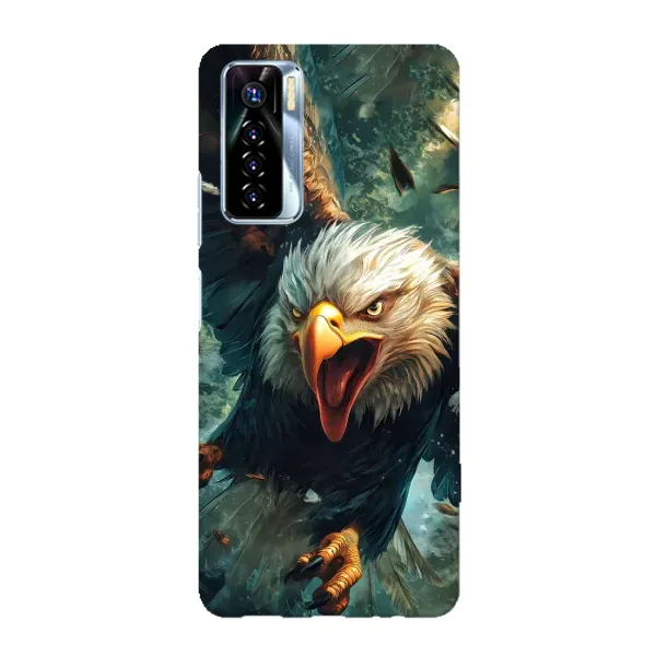 Чохол з принтом «Орел у польоті» для TECNO Camon 17 Pro Чохол з принтом «Орел у польоті» для TECNO Camon 17 Pro