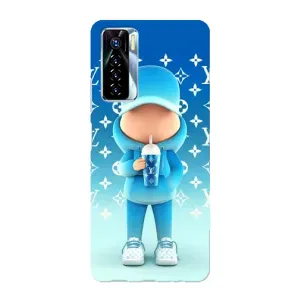 Круті Чохли Луі Віттон для TECNO Camon 17 Pro (AlphaPrint) (Хлопець LV)