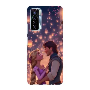 Чохол Рапунцель для TECNO Camon 17 Pro (Принцеса та принц)