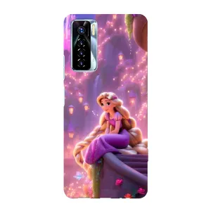Чохол Рапунцель для TECNO Camon 17 Pro (Рапунцель у замку)