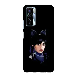 Чехлы Венсдей на TECNO Camon 17 Pro Уэнсдей (AlphaPrint)