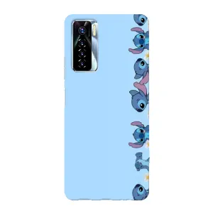 Чохол з принтом Стіч на TECNO Camon 17 Pro (Стіч фон)