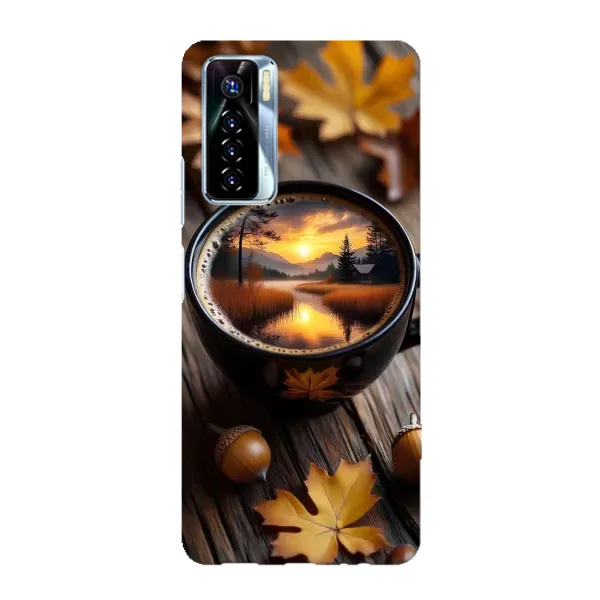 Чохол з принтом «Темна кава» для TECNO Camon 17 Pro Чохол з принтом «Темна кава» для TECNO Camon 17 Pro