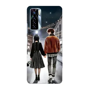 Чохол з дизайном Венздей 2 на TECNO Camon 17 Pro (Венздей та Тайлер)