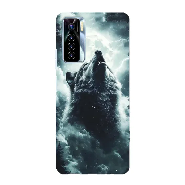 Чохол з принтом «Вовк у хмарах» для TECNO Camon 17 Pro Чохол з принтом «Вовк у хмарах» для TECNO Camon 17 Pro