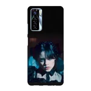 Чохли Венсдей на TECNO Camon 17 Pro Уенсдей (AlphaPrint) (погляд Венздей)