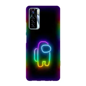 Чохли Амонг Ас для TECNO Camon 17 Pro (AlphaPrint) (Яскравий скін)
